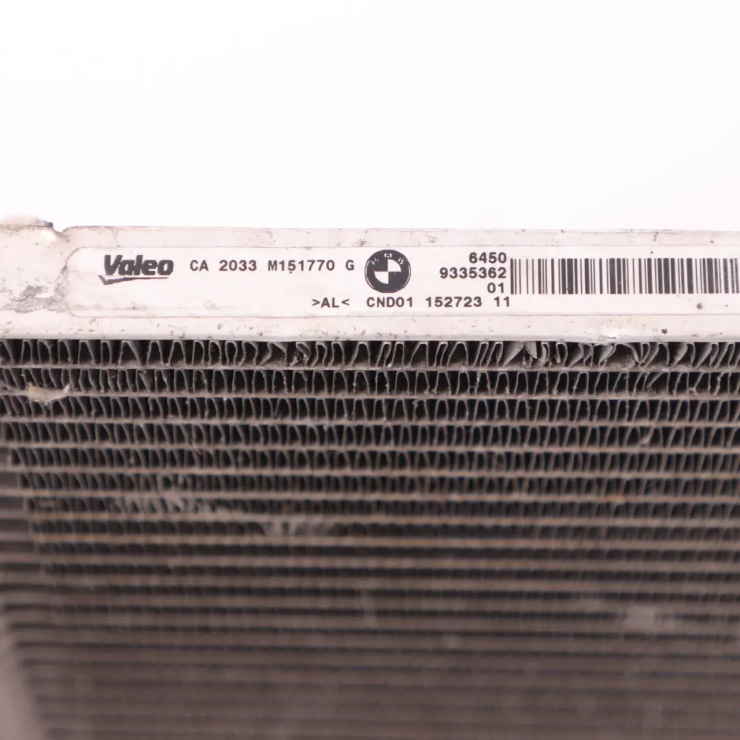 Conditioning Condenser BMW F20 F21 F22 F30 F31 F32 Radiator Engine to Air with Part number 9335362 Air Conditioning Condenser BMW F20 F21 F22 F30 F31 F32 Radiator Engine - SKU 9335362-2 - Part number 9335362