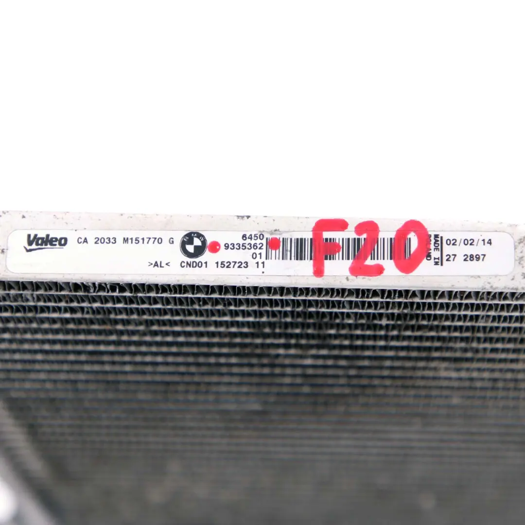 BMW F20 F21 F22 F30 F31 F32 Radiateur Condenseur Climatisation - SKU 9335362 - Numéro de pièce 9335362