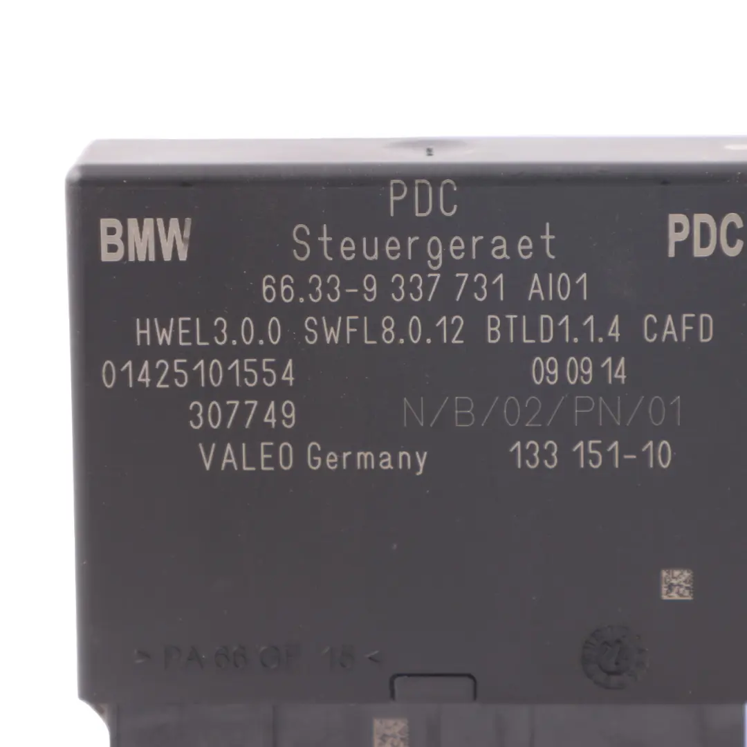 Parking PDC BMW F07 F10 F11 LCI Distance Control Module Unit to with Part number 9337731 Parking PDC BMW F07 F10 F11 LCI Distance Control Module Unit - SKU 9337731 - Part number 9337731