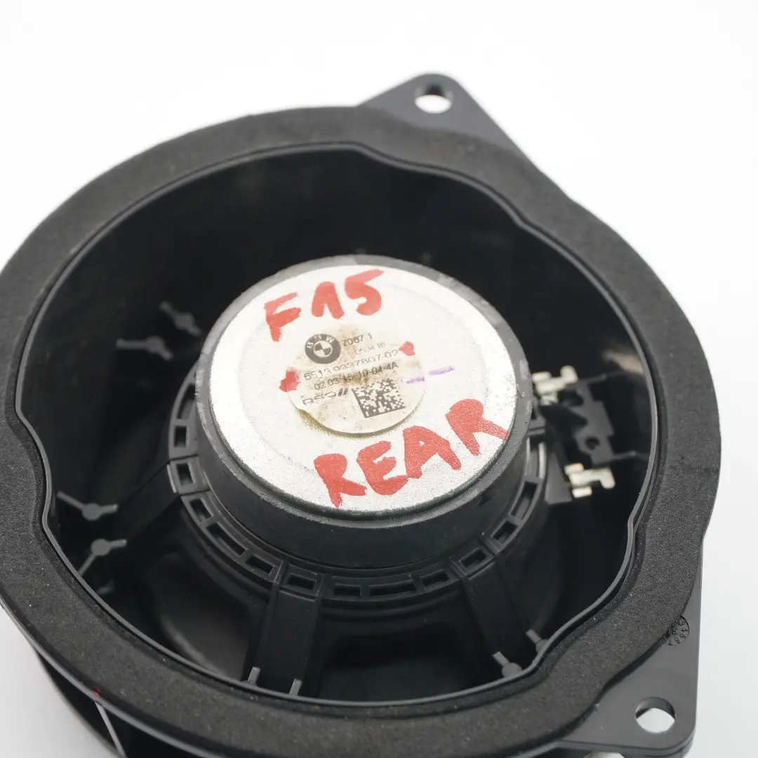 Haut-parleur de porte BMW F15 F16 Haut-parleur avant arrière audio hi-fi pour à propos du numéro de pièce 9337807 Haut-parleur de porte BMW F15 F16 Haut-parleur avant arrière audio hi-fi - SKU 9337807 - Numéro de pièce 9337807