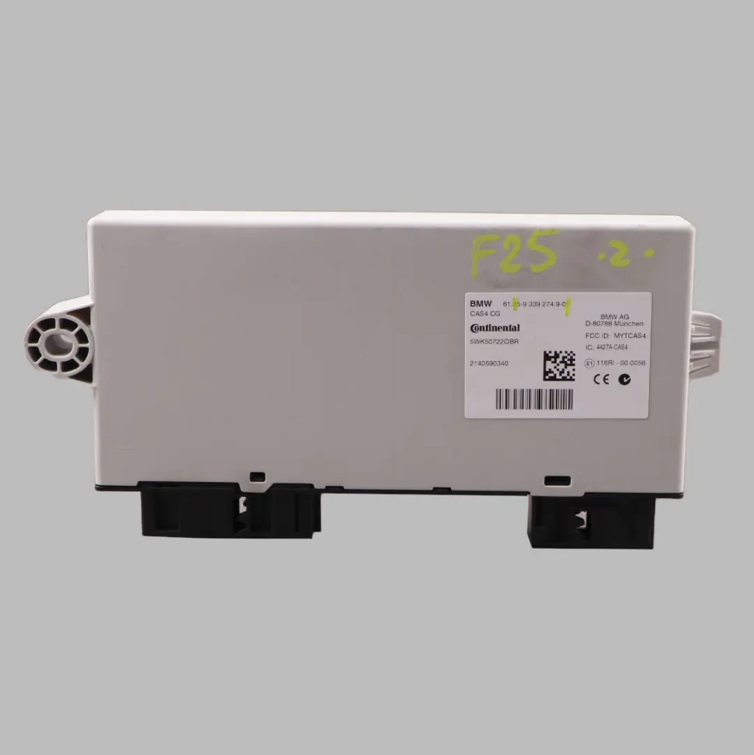 Módulo CAS4 BMW F01 F07 F10 F11 F12 X3 F25 Unidad Control Lectura Llaves para con número de pieza 9339274 Módulo CAS4 BMW F01 F07 F10 F11 F12 X3 F25 Unidad Control Lectura Llaves - SKU 9339274 - Número de pieza 9339274