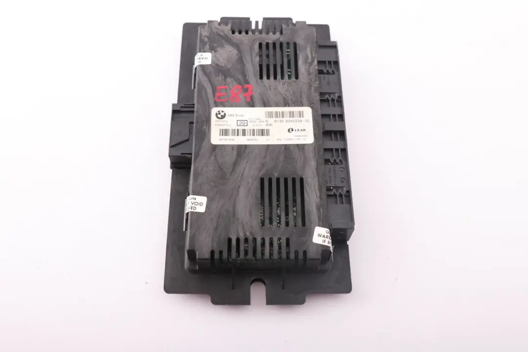 Brose Footwell Light Module Control Unit ECU to BMW 3 Series E87 Max with Part number 9340339 BMW 3 Series E87 Max Brose Footwell Light Module Control Unit ECU - SKU 9340339-1 - Part number 9340339