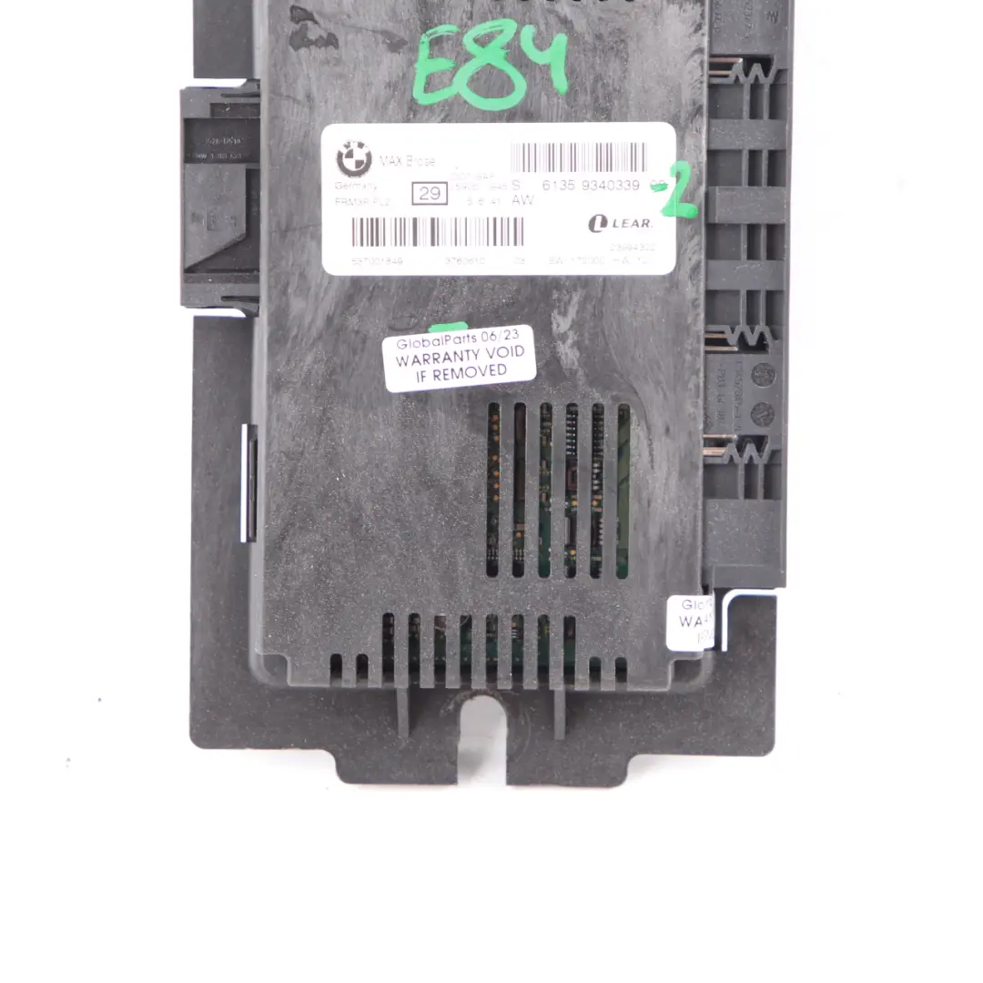 BMW X1 E84 Max Brose Fußraumleuchte Modul Steuergerät ECU FRM3R PL2 - SKU 9340339-2 - Teilenummer 9340339