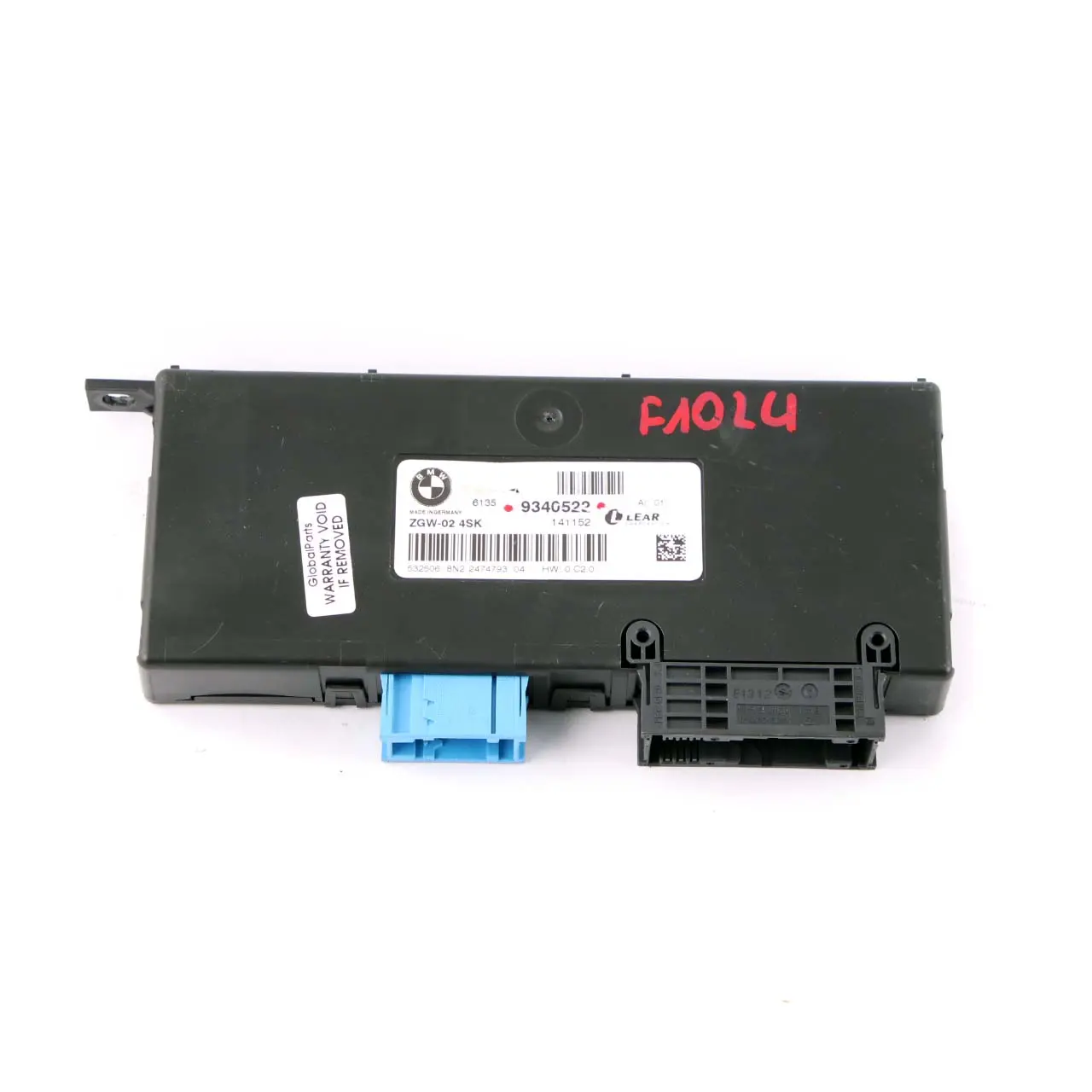 BMW 5 F10 LCI Central Gateway Módulo ECU Unidad Control LEAR ZGW-02 4SK 9340522