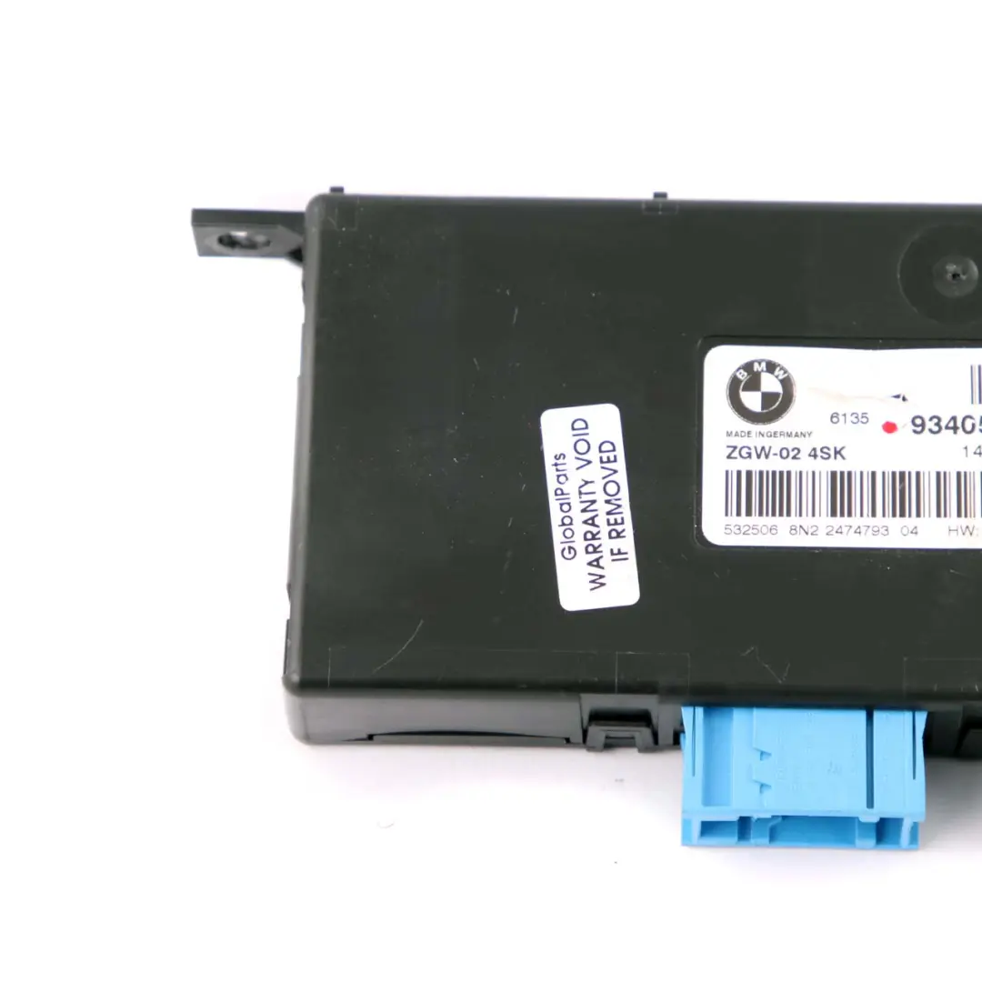 BMW 5 F10 LCI Central Gateway Modul ECU Steuergerät LEAR ZGW-02 4SK - SKU 9340522 - Teilenummer 9340522