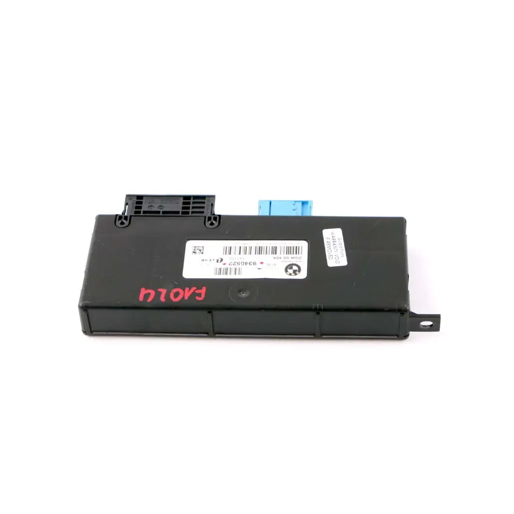 Central Gateway Modul ECU Steuergerät LEAR ZGW-02 4SK für BMW 5 F10 LCI mit Teilenummer 9340522 BMW 5 F10 LCI Central Gateway Modul ECU Steuergerät LEAR ZGW-02 4SK - SKU 9340522 - Teilenummer 9340522