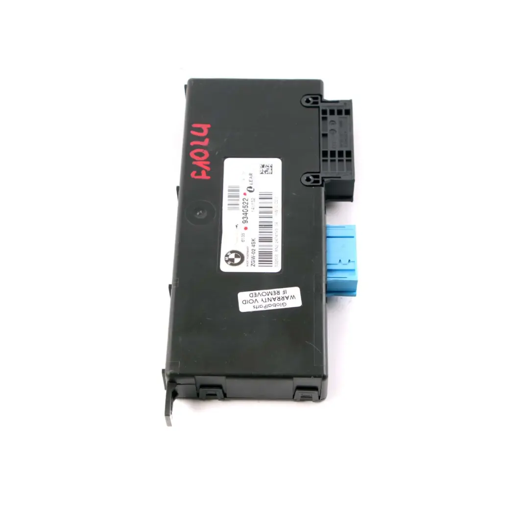 BMW 5 F10 LCI Central Gateway Modul ECU Steuergerät LEAR ZGW-02 4SK - SKU 9340522 - Teilenummer 9340522