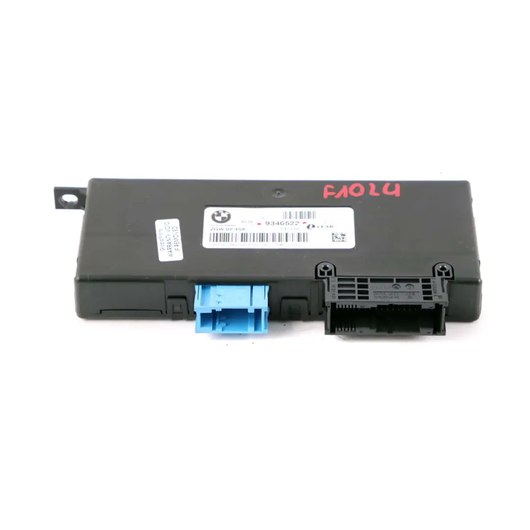 BMW 5 F10 LCI Central Gateway Modul ECU Steuergerät LEAR ZGW-02 4SK - SKU 9340522 - Teilenummer 9340522