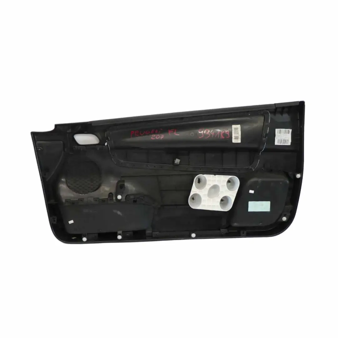 Peugeot 207 Boczek Drzwi Lewy Przód Materiał - SKU 9341C9 - Numer Części 9341C9