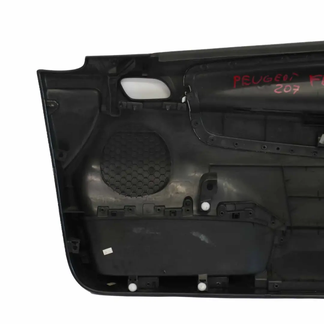 Türkarte vorne links Verkleidungsplatte Abdeckung Stoff für Peugeot 207 mit Teilenummer 9341C9 Peugeot 207 Türkarte vorne links Verkleidungsplatte Abdeckung Stoff - SKU 9341C9 - Teilenummer 9341C9