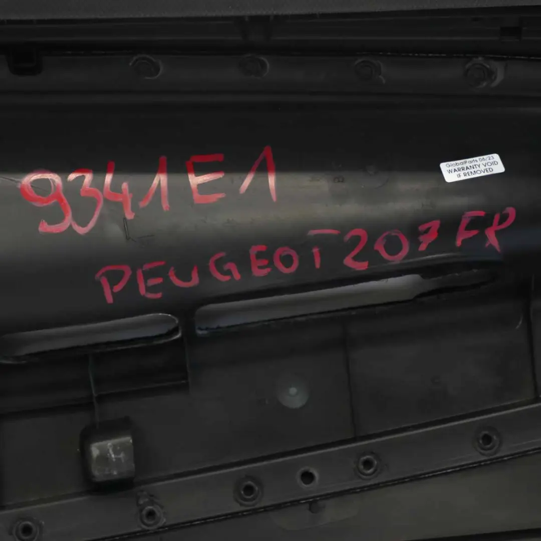 Türkarte vorne rechts Verkleidungsplatte Abdeckung Stoff für Peugeot 207 mit Teilenummer 9341E1 Peugeot 207 Türkarte vorne rechts Verkleidungsplatte Abdeckung Stoff - SKU 9.34E+04 - Teilenummer 9341E1