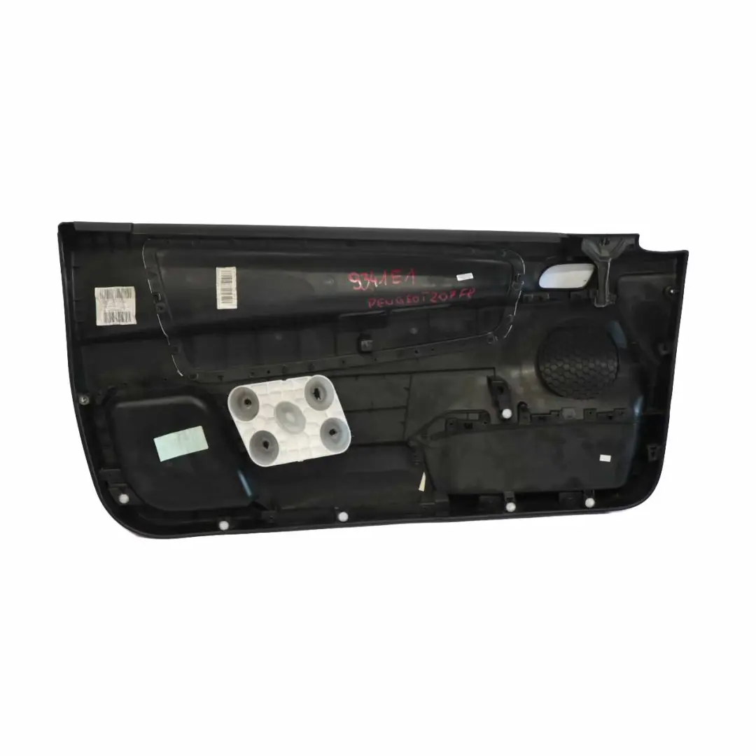 Peugeot 207 Door Card Front Right O/S Trim Panel Cover Cloth Fabric - SKU 9.34E+04 - Part number 9341E1