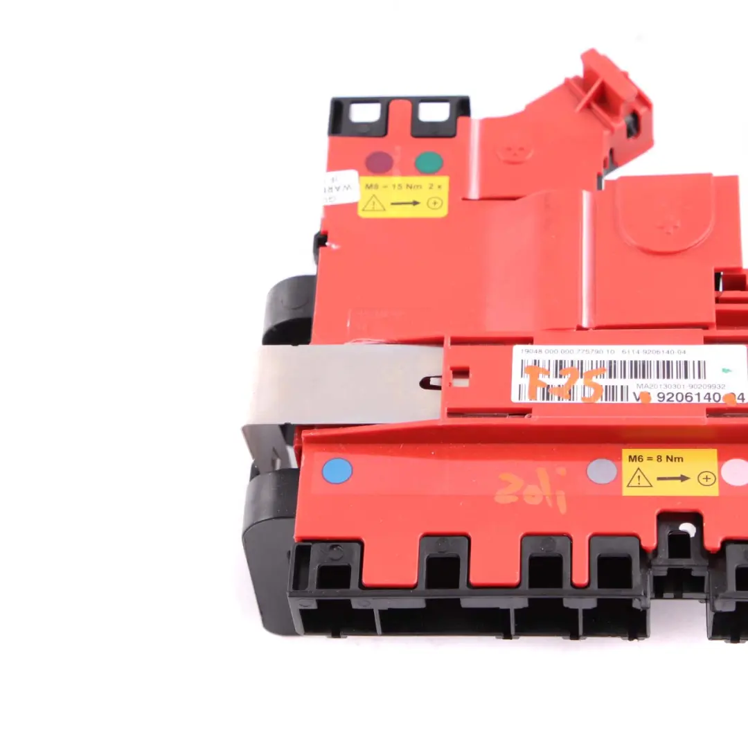 Caja Distribución BMW X3 F25 Batería Alimentación Trasera Rojo Control 9206140 para B con número de pieza 9343259 B Caja Distribución BMW X3 F25 Batería Alimentación Trasera Rojo Control 9206140 - SKU 9343259 - Número de pieza 9343259