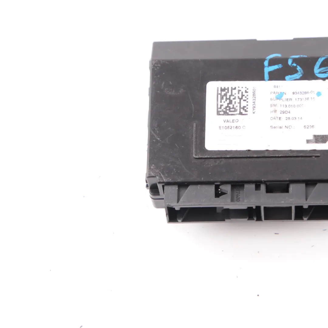 Mini F56 A/C Module Climate Control Unit Air Conditioning - SKU 9343286 - Part number 9343286