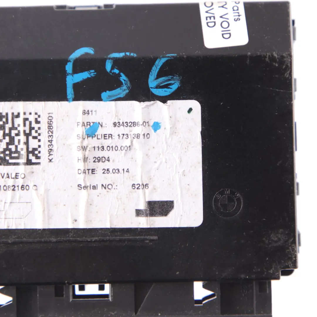 A/C Module Climate Control Unit Air Conditioning to Mini F56 with Part number 9343286 Mini F56 A/C Module Climate Control Unit Air Conditioning - SKU 9343286 - Part number 9343286