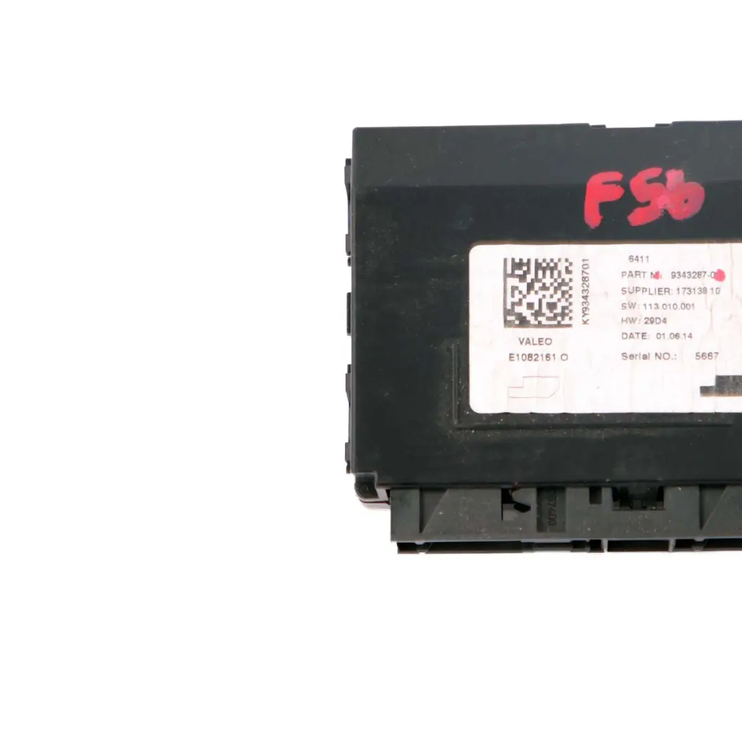BMW i3 I01 Mini F56 Sistema condizionamento d'aria A/C Modulo Unità - SKU 9343287 - Numero di parte 9343287