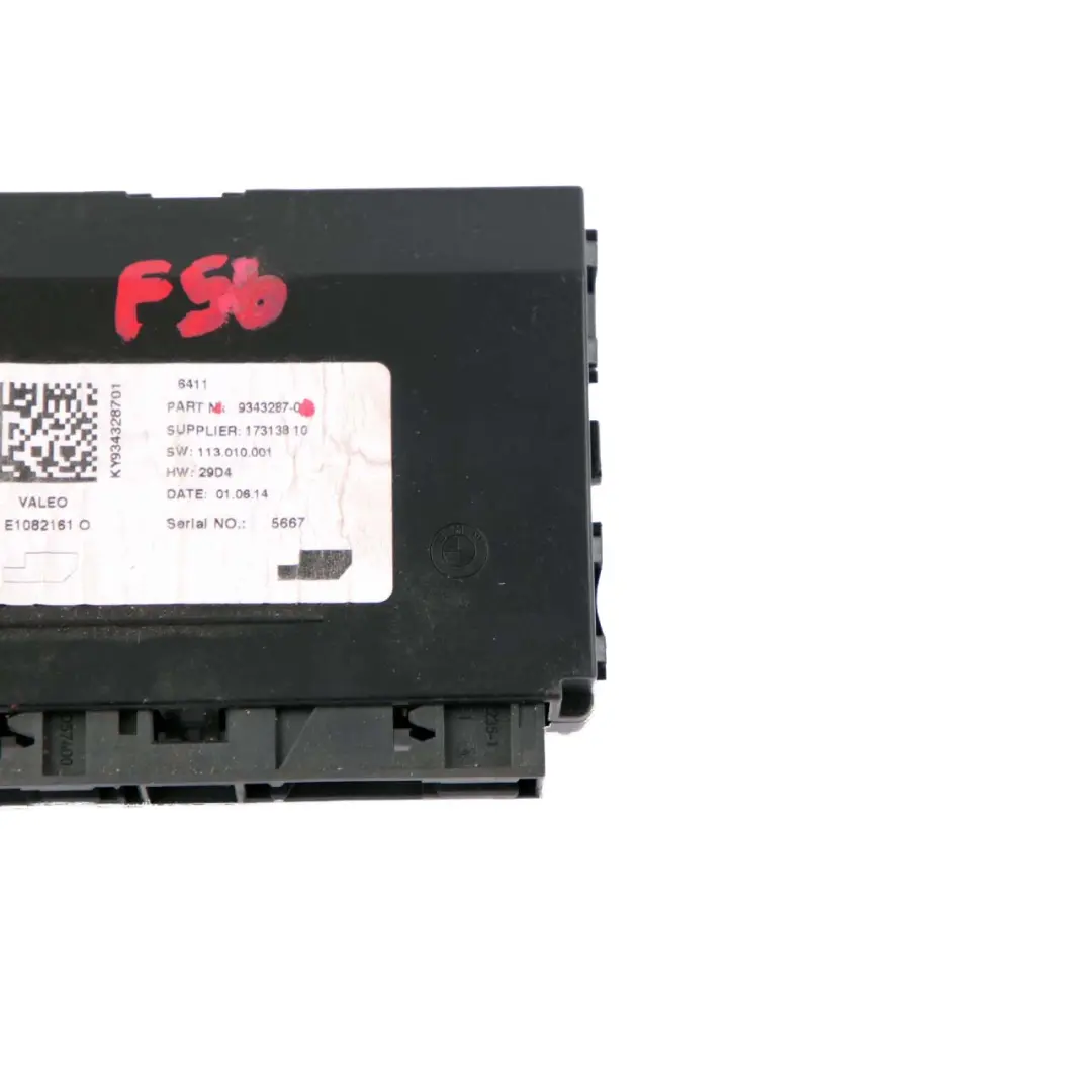 BMW i3 I01 Mini F56 Klimaanlage A/C Steuergerät Modul - SKU 9343287 - Teilenummer 9343287