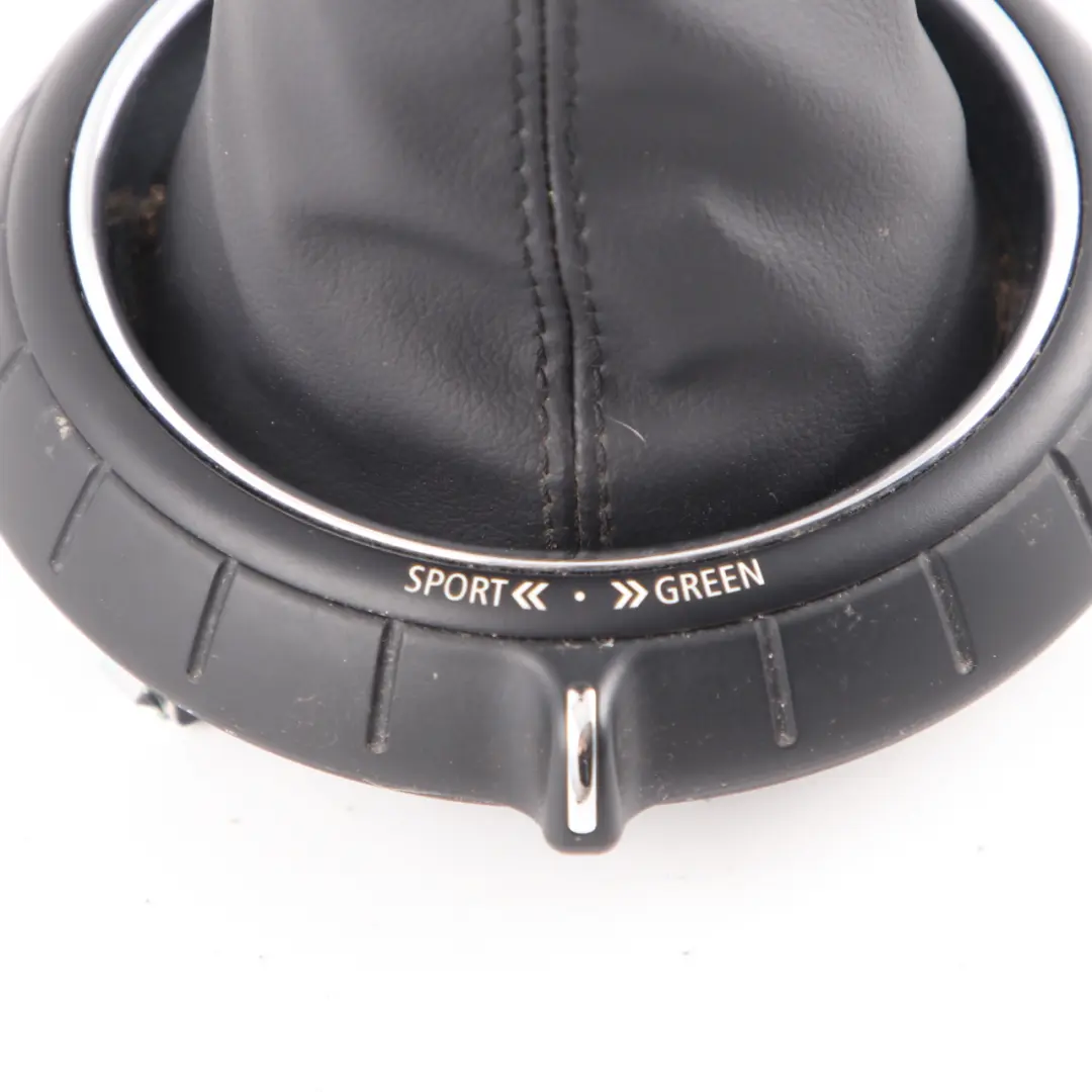Mini Cooper F55 F56 Pomello Leva Cambio 6 Marce Pelle Anello Girevole - SKU 9343290 - Numero di parte 7641999