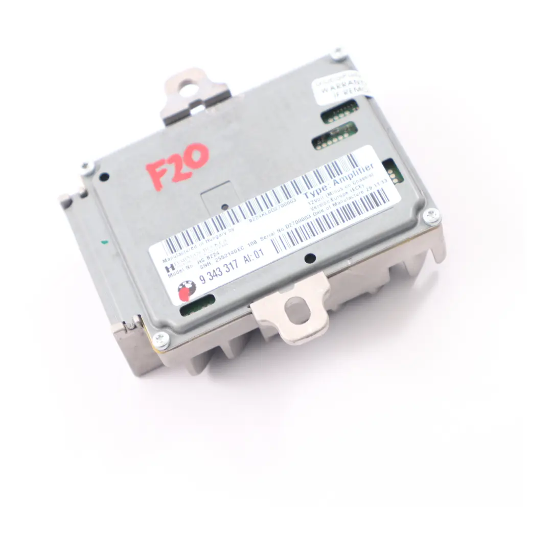 Amplificatore Audio BMW F20 F21 Harman/Kardon Active Sound Design System per con numero di parte 9343317 Amplificatore Audio BMW F20 F21 Harman/Kardon Active Sound Design System - SKU 9343317 - Numero di parte 9343317