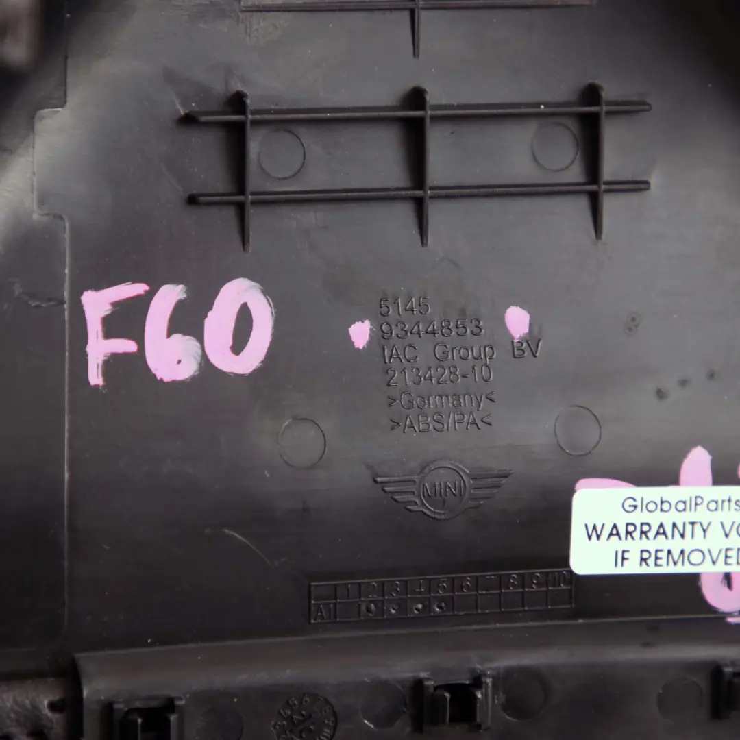 Lenksäulen verkleidung Mini F60 Countryman Schaltschrankabdeckung Leder für mit Teilenummer 9344853 Lenksäulen verkleidung Mini F60 Countryman Schaltschrankabdeckung Leder - SKU 9344853 - Teilenummer 9344853