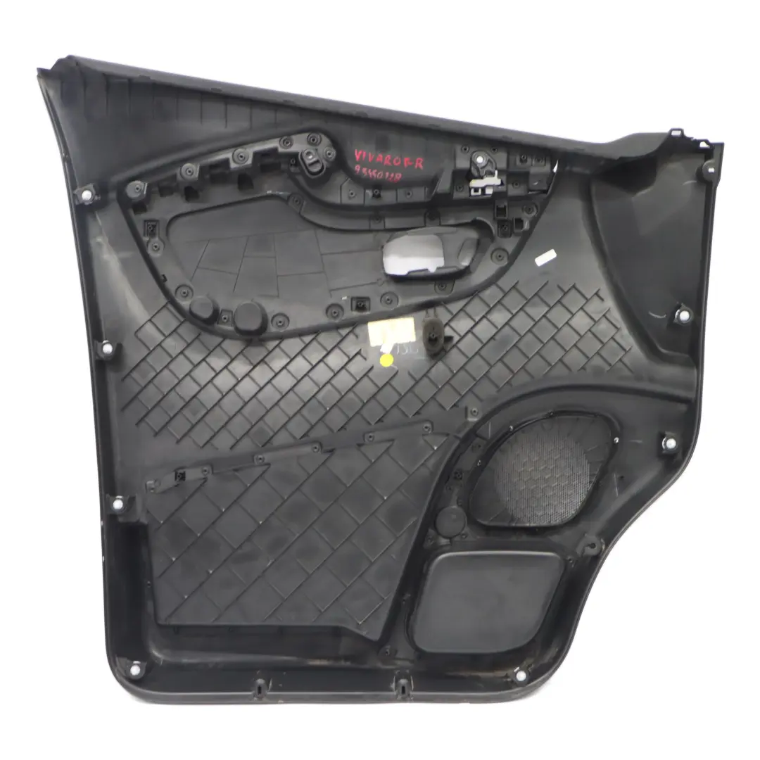  Carte de Porte Opel Vivaro B Frontale Droite Couverture de la doublure Noir - SKU 93450128 - Numéro de pièce 93450128