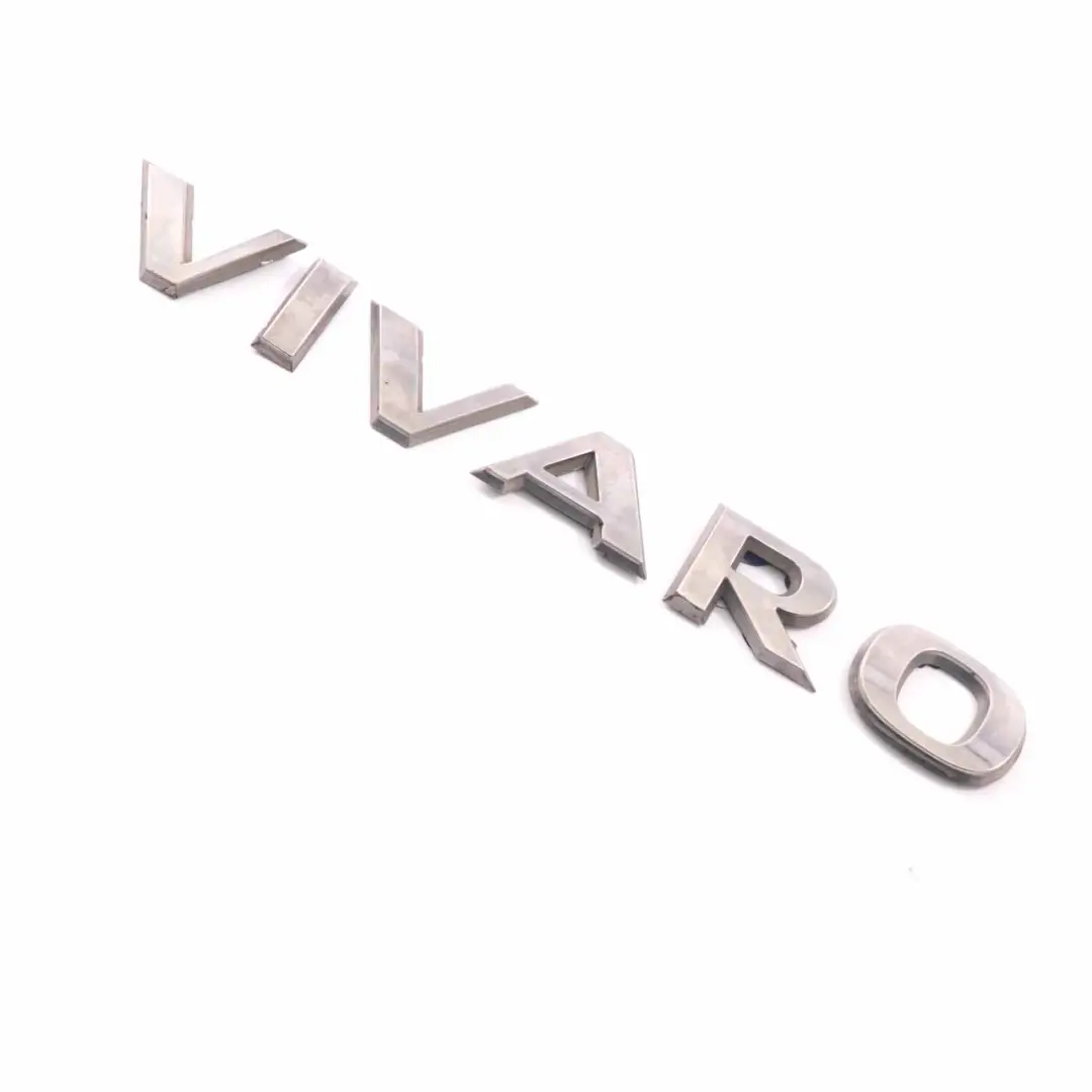 Vauxhall Opel Vivaro Trunk Lettering Emblem Rear Door Adhered - SKU 93451375 - Part number 93451375