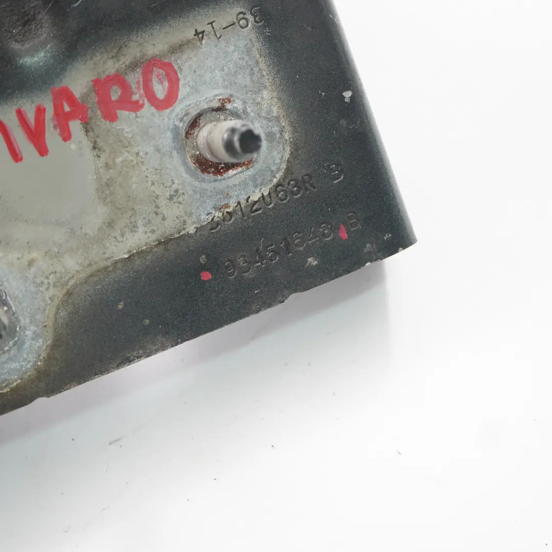 Bracket Opel Vivaro B Bonnet Hinge Left Front Mounting Bracket to with Part number 93451643 Bracket Opel Vivaro B Bonnet Hinge Left Front Mounting Bracket - SKU 93451643 - Part number 93451643