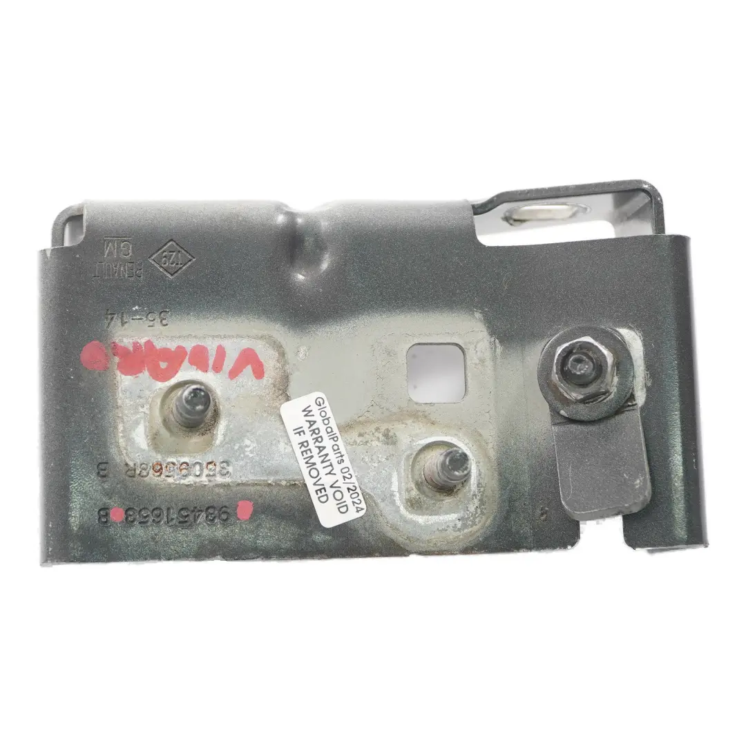 Support Opel Vivaro B Charnière de capot Support de montage avant droit pour à propos du numéro de pièce 93451653 Support Opel Vivaro B Charnière de capot Support de montage avant droit - SKU 93451653 - Numéro de pièce 93451653