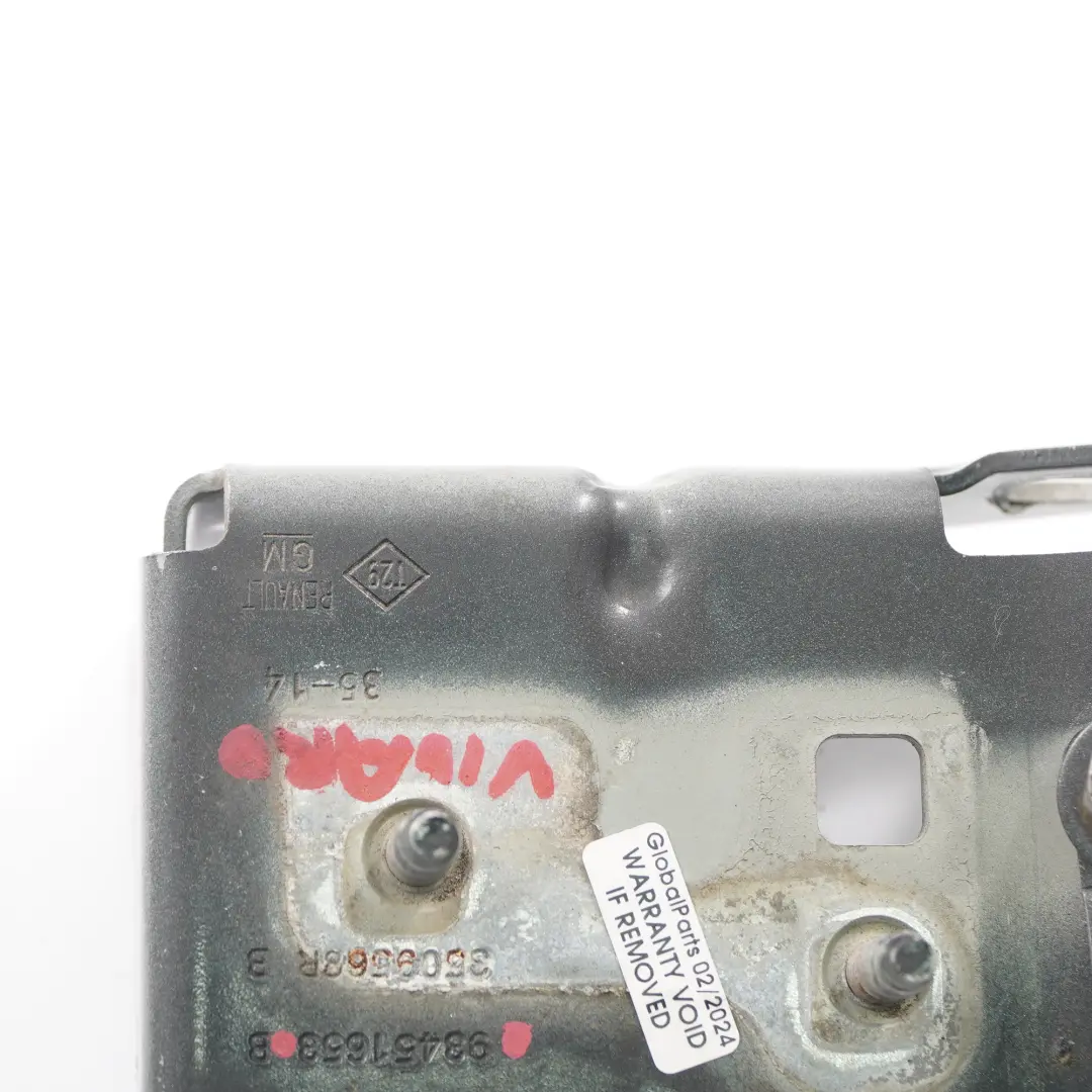 Soporte Opel Vivaro B Bisagra Capó Derecho Soporte de Montaje Delantero para con número de pieza 93451653 Soporte Opel Vivaro B Bisagra Capó Derecho Soporte de Montaje Delantero - SKU 93451653 - Número de pieza 93451653