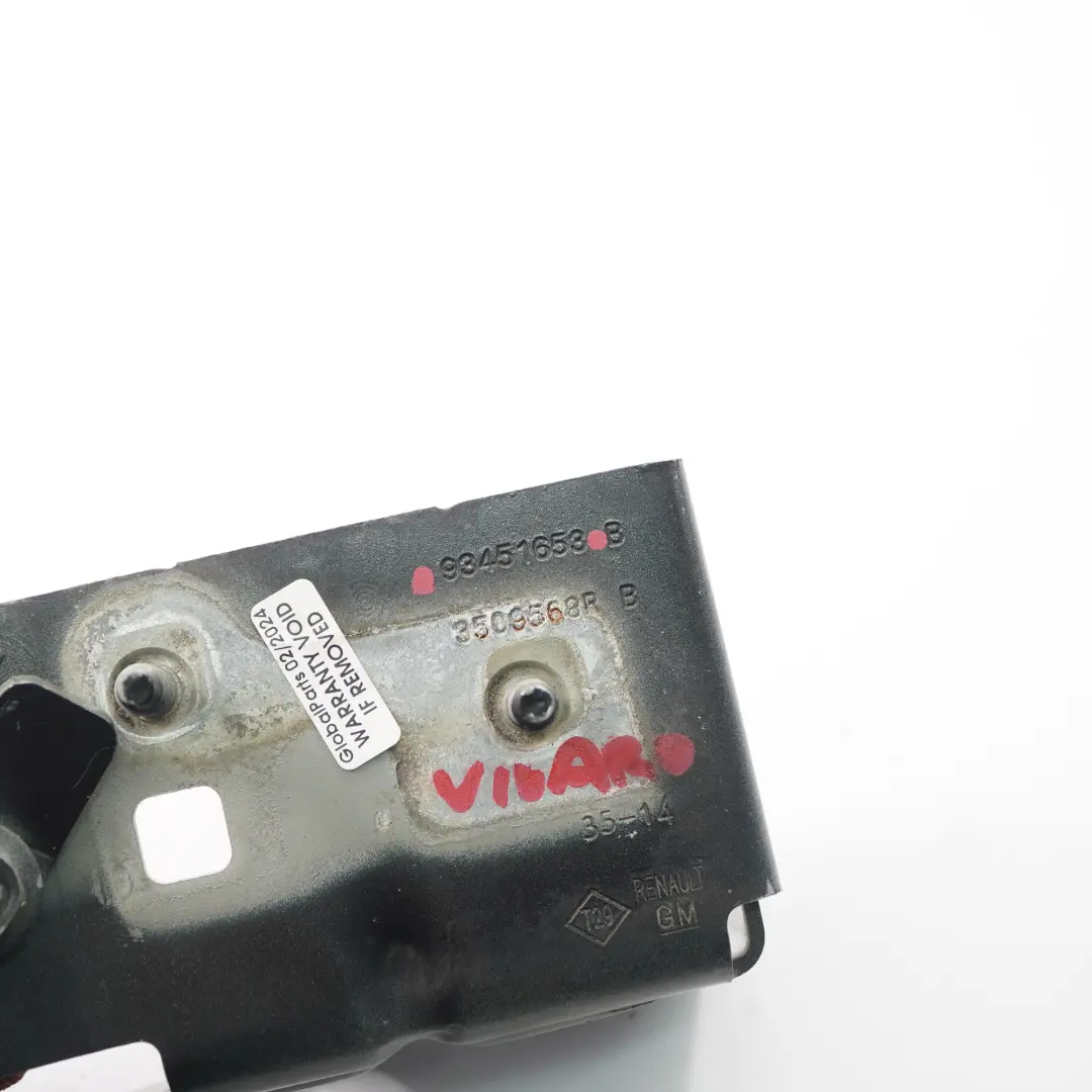 Support Opel Vivaro B Charnière de capot Support de montage avant droit pour à propos du numéro de pièce 93451653 Support Opel Vivaro B Charnière de capot Support de montage avant droit - SKU 93451653 - Numéro de pièce 93451653