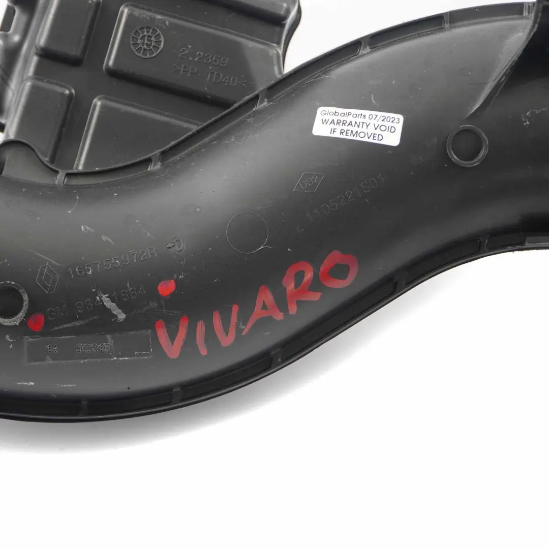  Tubo di aspirazione Renault Trafic Opel Vivaro 1.6 CDTI Turbo Tubo - SKU 93451664 - Numero di parte 93451664