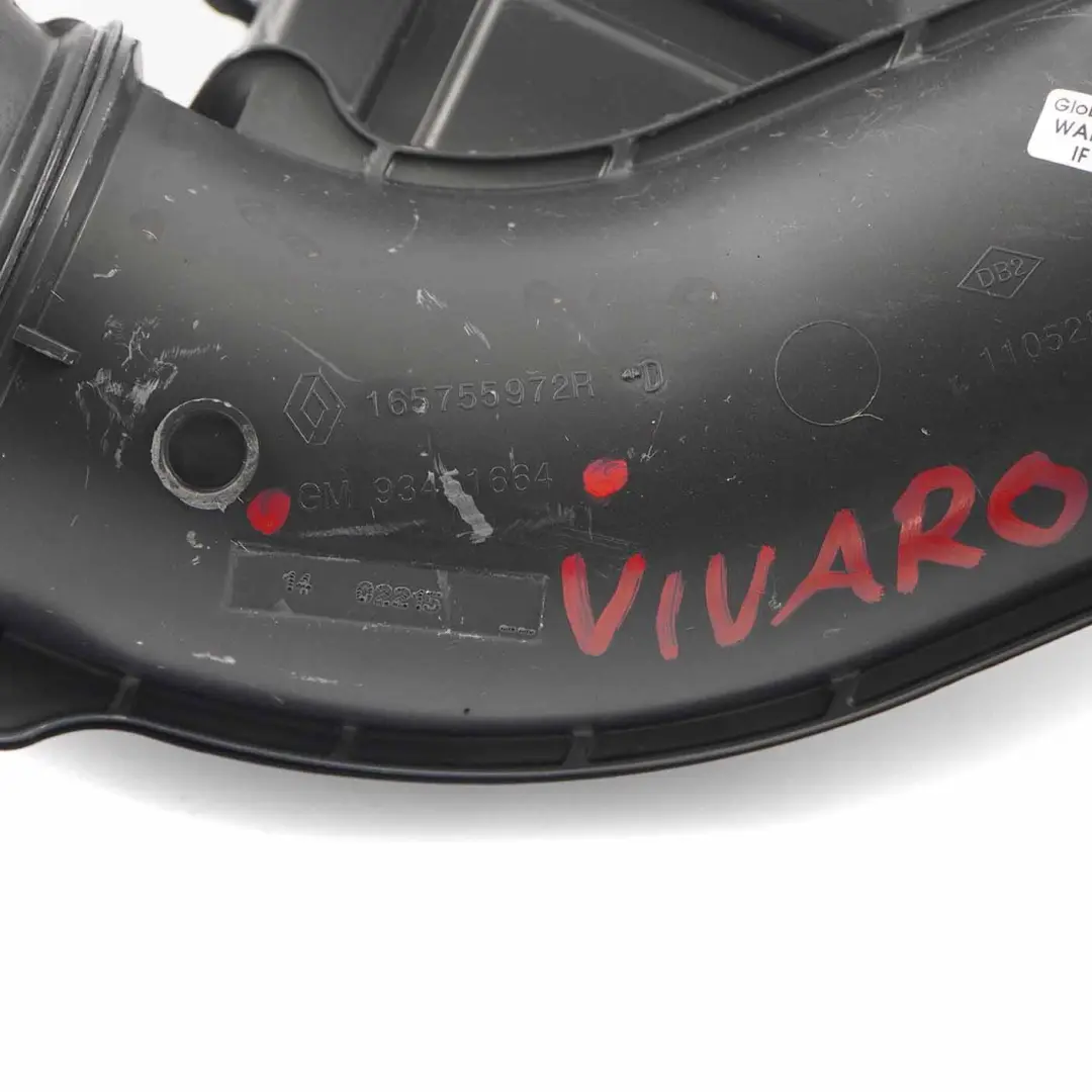 Air Intake Pipe Renault Trafic Opel Vivaro 1.6 CDTI Turbo Hose - SKU 93451664 - Part number 93451664