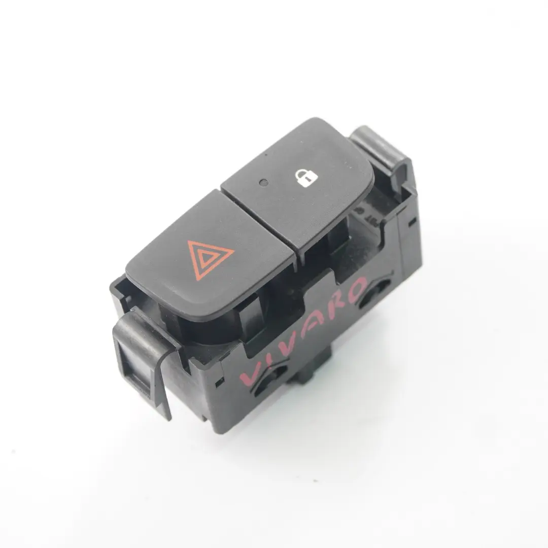 Interruptor luz de emergencia Botón para Renault Trafic 3 Opel Vivaro B con número de pieza 93452316 Renault Trafic 3 Opel Vivaro B Interruptor luz de emergencia Botón - SKU 93452316 - Número de pieza 93452316