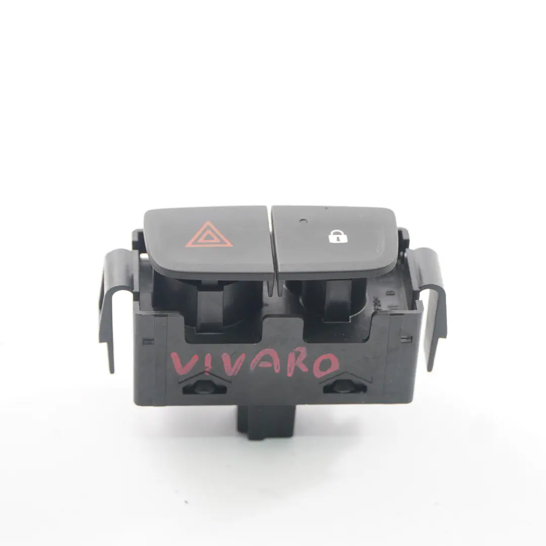 Pulsante interruttore luce emergenza per Renault Trafic 3 Opel Vivaro B con numero di parte 93452316 Renault Trafic 3 Opel Vivaro B Pulsante interruttore luce emergenza - SKU 93452316 - Numero di parte 93452316