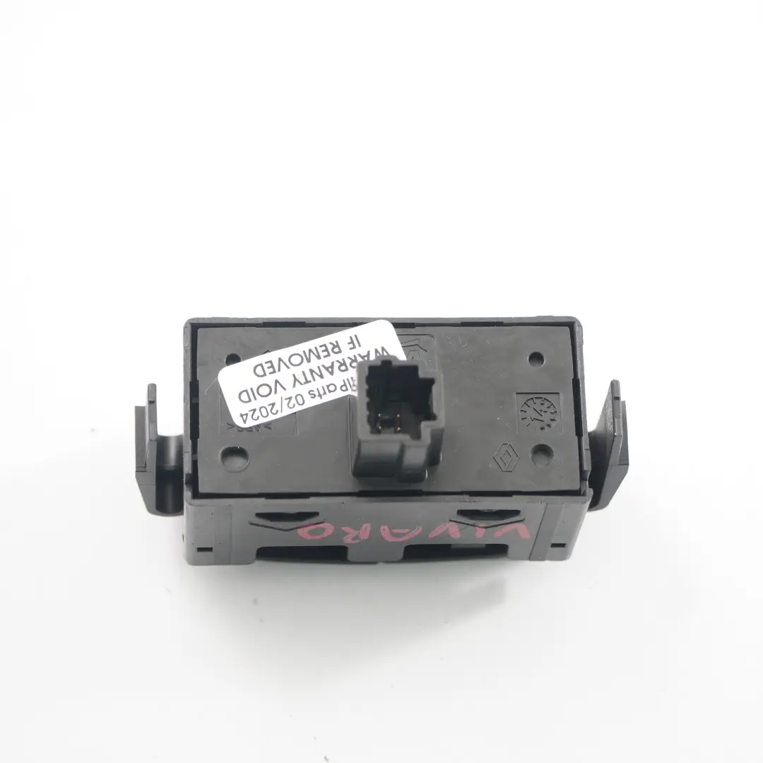 Renault Trafic 3 Opel Vivaro B Interruptor luz de emergencia Botón - SKU 93452316 - Número de pieza 93452316