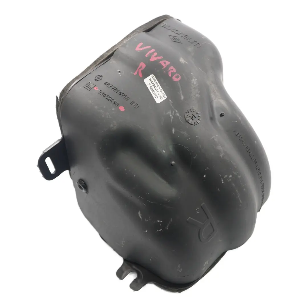 Conduit d'air Opel Vivaro B Trafic Soufflerie chauffage Évent cabine droit pour à propos du numéro de pièce 93452498 Conduit d'air Opel Vivaro B Trafic Soufflerie chauffage Évent cabine droit - SKU 93452498 - Numéro de pièce 93452498