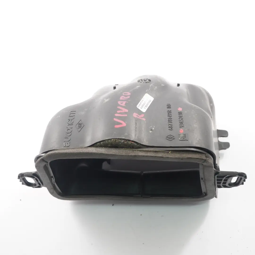 Duct Opel Vivaro B Renault Trafic Heater Blower Cabin Vent Right to Air with Part number 93452498 Air Duct Opel Vivaro B Renault Trafic Heater Blower Cabin Vent Right - SKU 93452498 - Part number 93452498