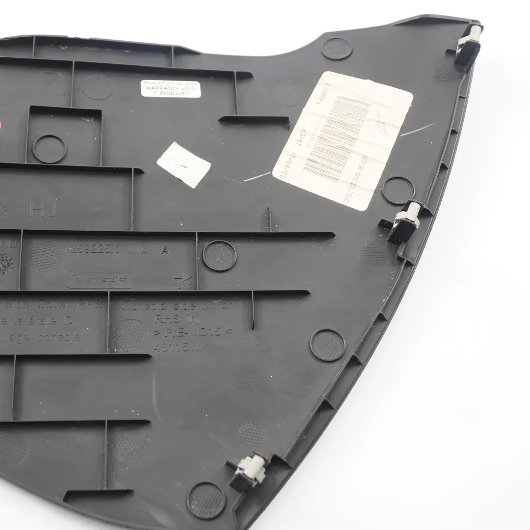 Dashboard Inside Cover Front Right O/S Trim Panel to Vauxhall Vivaro B with Part number 93452500 Vauxhall Vivaro B Dashboard Inside Cover Front Right O/S Trim Panel - SKU 93452500 - Part number 93452500