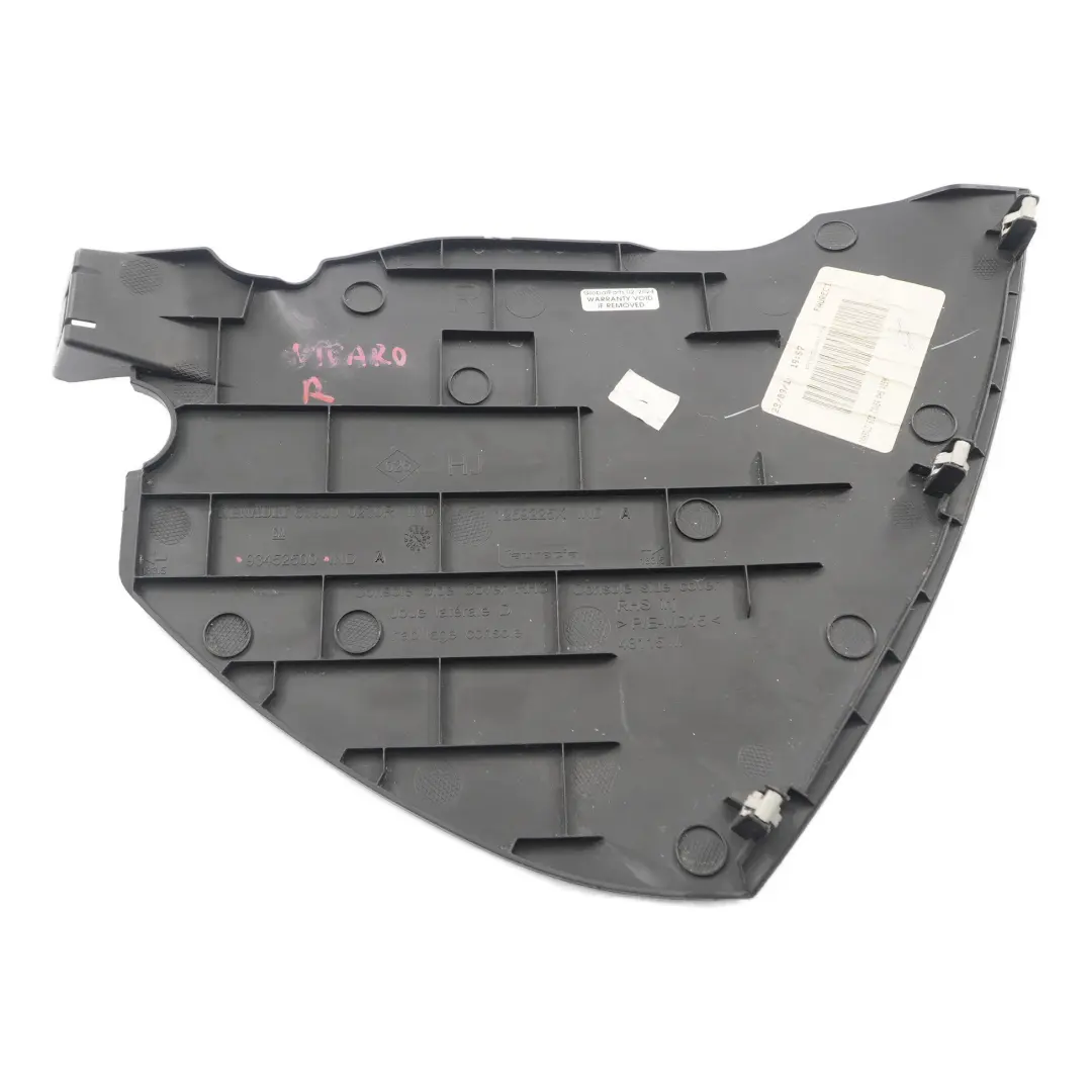 Dashboard Inside Cover Front Right O/S Trim Panel to Vauxhall Vivaro B with Part number 93452500 Vauxhall Vivaro B Dashboard Inside Cover Front Right O/S Trim Panel - SKU 93452500 - Part number 93452500