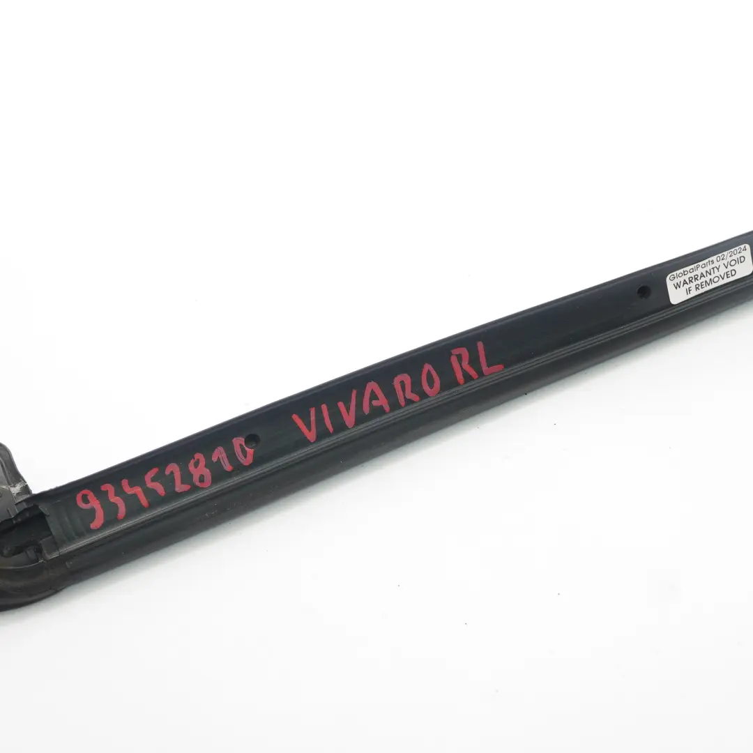 Door Window Left Weather Strip to Opel Vivaro B Renault Trafic III Rear with Part number 93452810 Opel Vivaro B Renault Trafic III Rear Door Window Left Weather Strip - SKU 93452810 - Part number 93452810