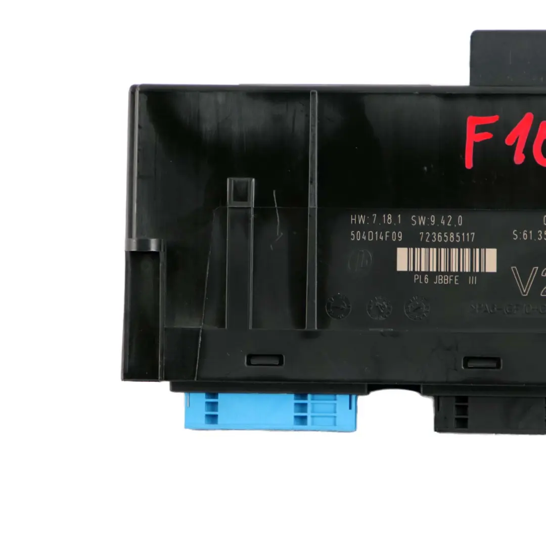 ECU Modulo controllo corpo V2 Scatola di giunzione PL6 JBBFE III per BMW 5 F10 LCI con numero di parte 9345322 BMW 5 F10 LCI ECU Modulo controllo corpo V2 Scatola di giunzione PL6 JBBFE III - SKU 9345322 - Numero di parte 9345322