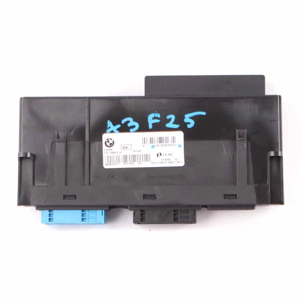 BMW X3 F25 Boîte Jonction Module Commande Carrosserie ECU JBBFE III V8 9345330