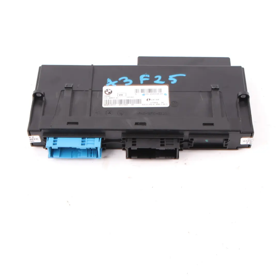 Karosseriesteuermodul ECU Anschlussdose JBBFE III V8 für BMW X3 F25 mit Teilenummer 9345330 BMW X3 F25 Karosseriesteuermodul ECU Anschlussdose JBBFE III V8 - SKU 9345330 - Teilenummer 9345330