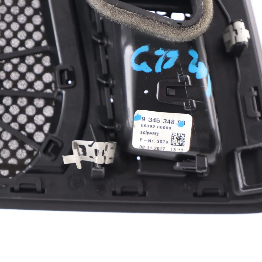 Speaker Cover Centre Dashboard Air Vent Trim Dash Panel Black to BMW G11 with Part number 9345348 BMW G11 Speaker Cover Centre Dashboard Air Vent Trim Dash Panel Black - SKU 9345348 - Part number 9345348