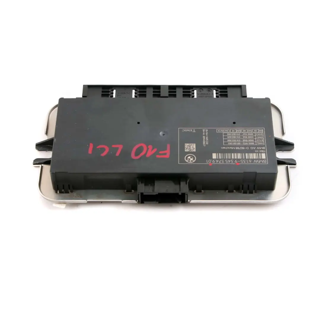 BMW 5 Series F10 LCI Light Control Footwell Module ECU Unit FRM3 - SKU 9345374 - Part number 9345374