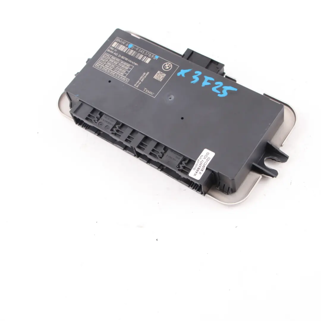 BMW X3 F25 Light Module Control Footwell Lightning ECU Unit FRM3 - SKU 9345378 - Part number 9345378