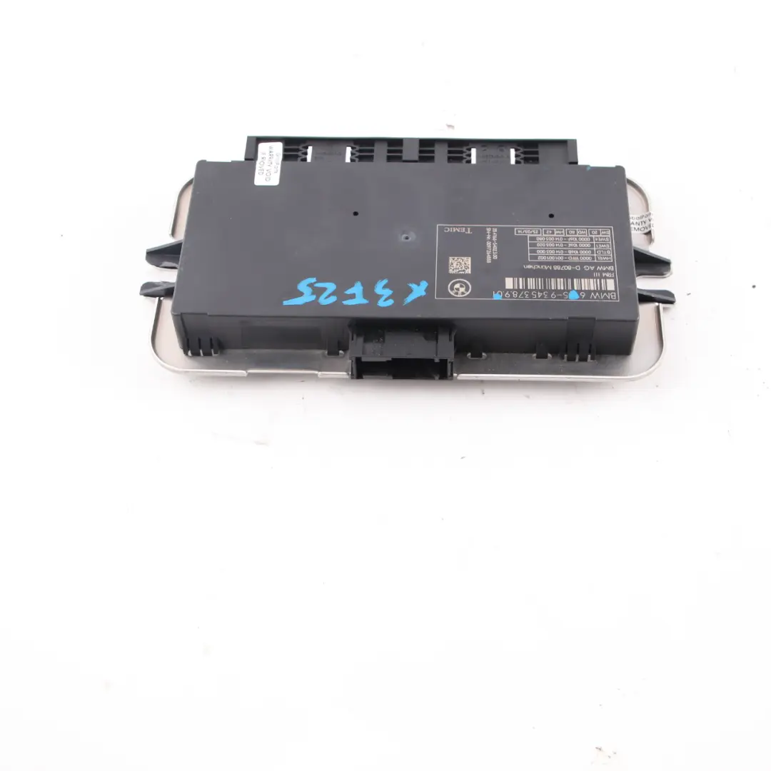 BMW X3 F25 Light Module Control Footwell Lightning ECU Unit FRM3 - SKU 9345378 - Part number 9345378