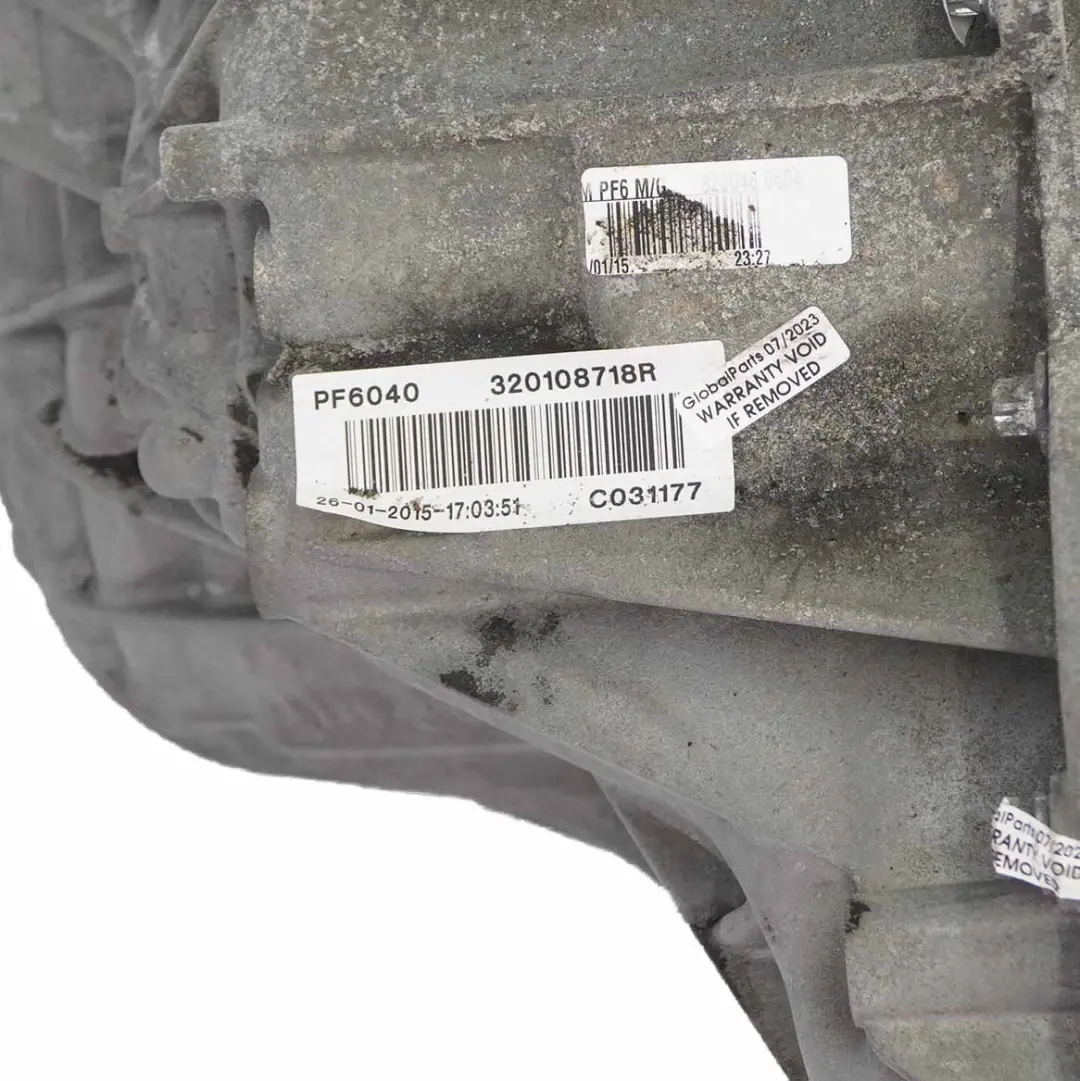 Boîte de vitesses manuelle Opel Vivaro B M73 PF6040 320108718R GARANTIE pour à propos du numéro de pièce 93453890 Boîte de vitesses manuelle Opel Vivaro B M73 PF6040 320108718R GARANTIE - SKU 93453890 - Numéro de pièce 93453890