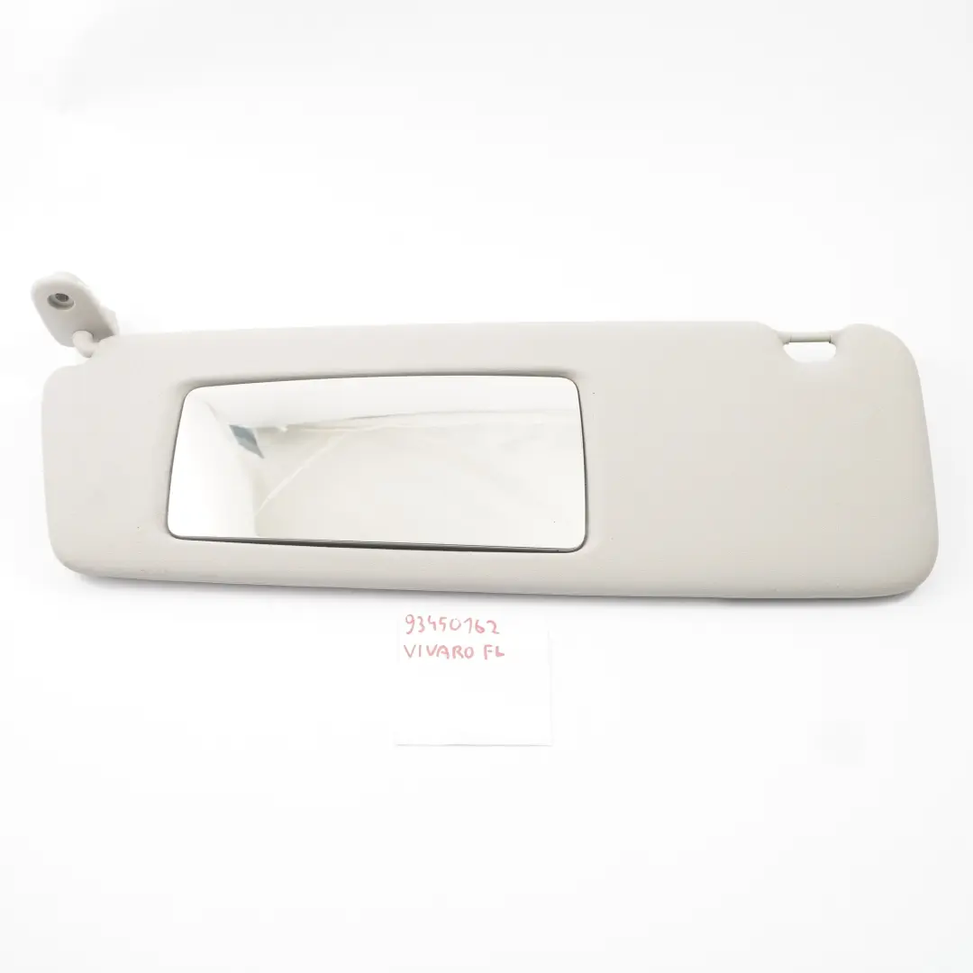 Sun Visor Vauxhall Vivaro II B Panel Left N/S Wide Angle Mirror to with Part number 934550162 Sun Visor Vauxhall Vivaro II B Panel Left N/S Wide Angle Mirror - SKU 934550162 - Part number 934550162