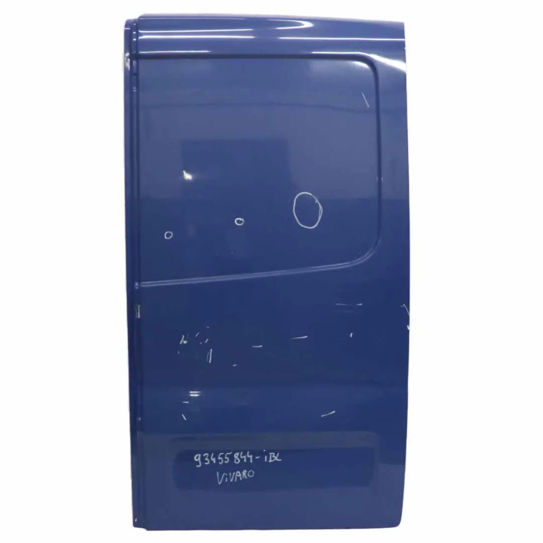 Door Rear Right O/S Boot Trunk Lid Tailgate Ink Blue - 2K to Opel Vauxhall Vivaro B with Part number 93455844 Opel Vauxhall Vivaro B Door Rear Right O/S Boot Trunk Lid Tailgate Ink Blue - 2K - SKU 93455844-IBL - Part number 93455844